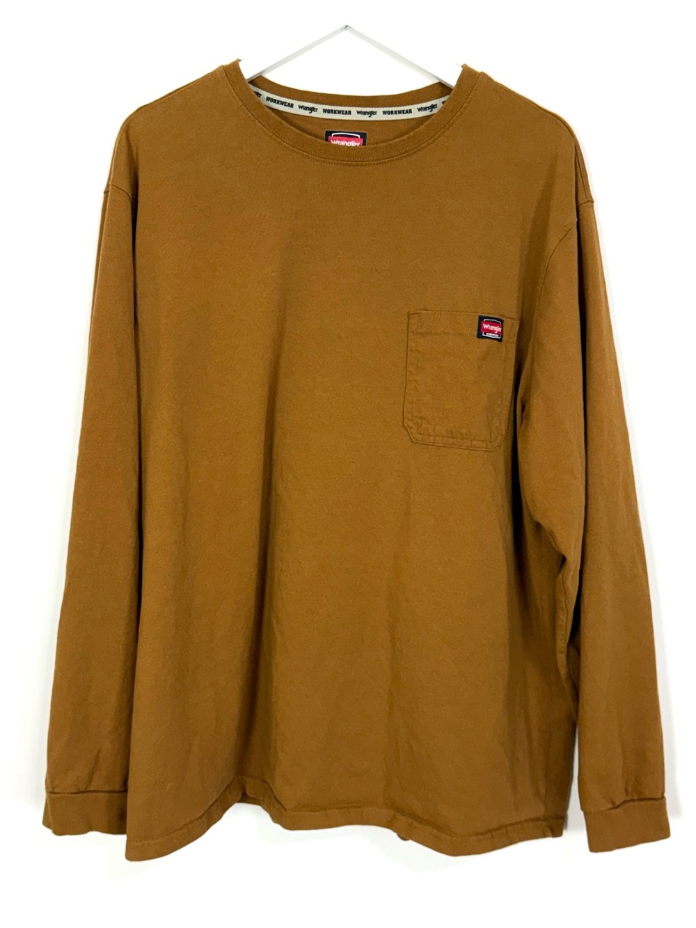 Wrangler Workwear Long Sleeve Heavyweight Pocket T-Shirt